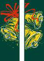Banner Design 03313 "Poinsettia Candle"