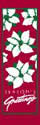 Banner Design 93675 "Poinsettia Greetings"